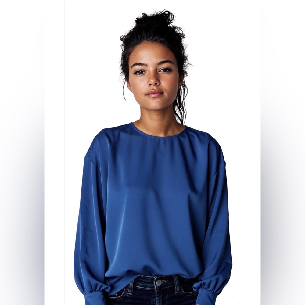 Express Royal Blue Women's Blouse
